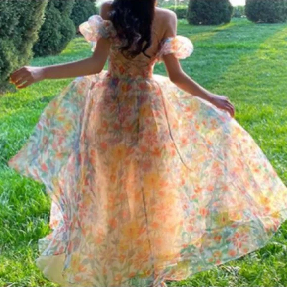 Floral cottagecore summer dress NWOT - Picture 16 of 16